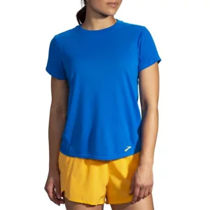 تیشرت ورزشی زنانه بروکس مدل Brooks Women Distance Short Sleeve|آبی