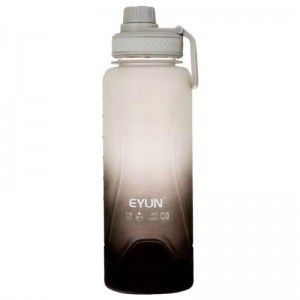 قمقمه ایون گنجایش یک لیتر مدل EYUN water bottle 1 Liter| طوسی مشکی