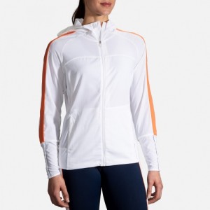 سویشرت ورزشی زنانه بروکس مدل Brooks Women's Canopy Jacket|سفید