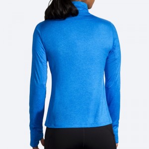 نیم زیپ ورزشی زنانه بروکس مدل Brooks Women's Dash 1/2 Zip|آبی