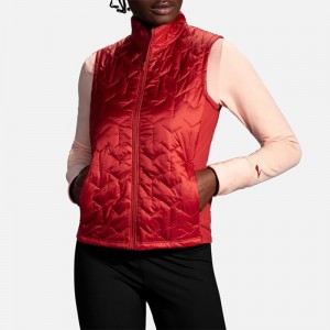 جلیقه ورزشی زنانه بروکس مدل Brooks Women's Shield Hybrid Vest|مسی