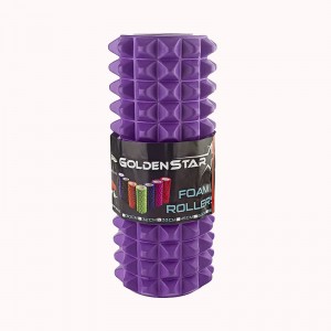 فوم رولر آجدار گلدن استار طول 33 سانتی متر  مدل Golden Star Foam Rollers|بنفش