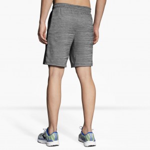 شورت ورزشی مردانه بروکس مدل Brooks Men Rep 8 Short|طوسی