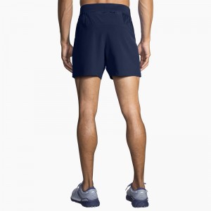 شورت ورزشی مردانه بروکس مدل Brooks Men's Sherpa 5" Short|سرمه ای