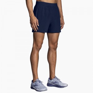 شورت ورزشی مردانه بروکس مدل Brooks Men's Sherpa 5" Short|سرمه ای