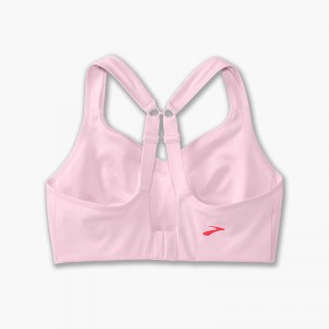 نیم تنه ورزشی زنانه بروکس مدل Brooks Convertible Sports Bra| صورتی