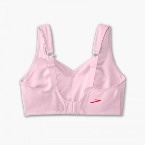 نیم تنه ورزشی زنانه بروکس مدل Brooks Convertible Sports Bra| صورتی