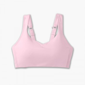 نیم تنه ورزشی زنانه بروکس مدل Brooks Convertible Sports Bra| صورتی