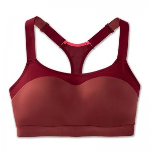 نیم تنه ورزشی زنانه بروکس مدل Brooks Dare Racerback Run Bra|مسی