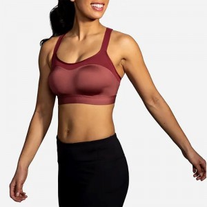 نیم تنه ورزشی زنانه بروکس مدل Brooks Dare Racerback Run Bra|مسی