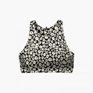 نیم تنه ورزشی زنانه بروکس مدل Brooks 3 Pocket Sports Bra|سفید مشکی