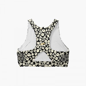 نیم تنه ورزشی زنانه بروکس مدل Brooks 3 Pocket Sports Bra|سفید مشکی