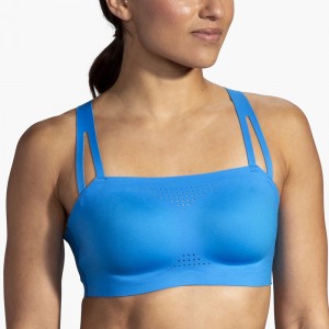 نیم تنه ورزشی زنانه بروکس مدل Brooks Dare Crisscross Run Bra|آبی