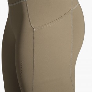 لگ ورزشی زنانه بروکس مدل Brooks Women's Method 3/4 Tight|خاکی