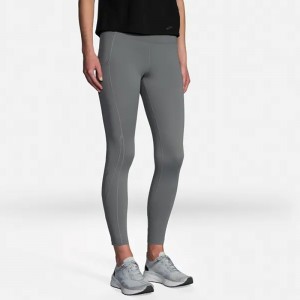 لگ ورزشی زنانه بروکس مدل Brooks Women's Method 7/8 tight|طوسی