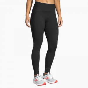 لگ ورزشی ترمال زنانه بروکس مدل Brooks Women Momentum Thermal Tight| مشکی