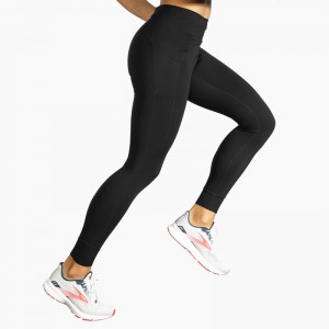 لگ ورزشی ترمال زنانه بروکس مدل Brooks Women Momentum Thermal Tight| مشکی