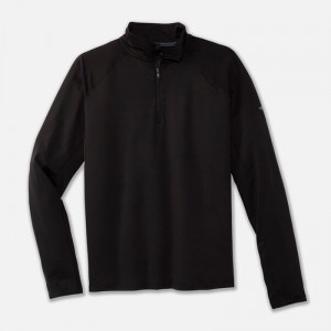 نیم زیپ ورزشی مردانه بروکس مدل Brooks Men's Dash 1/2 Zip|مشکی