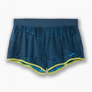 شورت ورزشی مردانه مدل Brooks Men's Sherpa 3"Split Short|سبزآبی