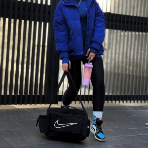 ساک ورزشی جا شیکر دار نایک مدل Nike sports bag with shaker holder| مشکی