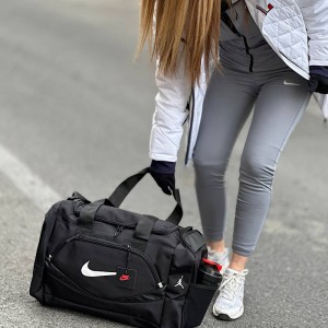ساک جاکفشی دار نایکی- Nike sports bag with shoe compartment کد1886| مشکی