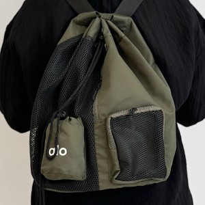 کوله شوزبگی الو - Alo Shoe Bag Backpack| کد ۷۰۱۳ سبز تیره