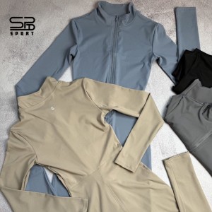 اورال بلند اسپاندکس Long spandex overall|نیم زیپ