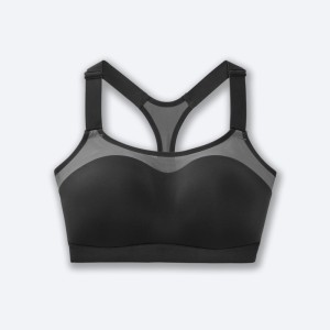 نیم تنه ورزشی زنانه بروکس مدل Brooks Dare Racerback Run Bra|طوسی