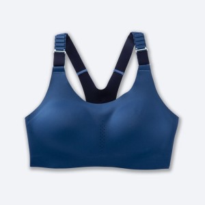 نیم تنه ورزشی زنانه بروکس مدل Brooks Racerback 2.0 Sports Bra|آبی طوسی