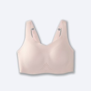 نیم تنه ورزشی فنر دار زنانه بروکس مدل Brooks UnderWire Sports Bra|صورتی