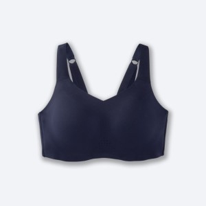 نیم تنه ورزشی فنر دار زنانه بروکس مدل Brooks UnderWire Sports Bra|سرمه ای