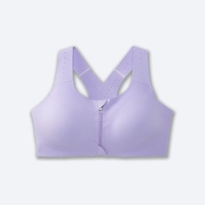 نیم تنه ورزشی زنانه بروکس مدل Brooks Dre Zip 2.0 Sports Bra|یاسی