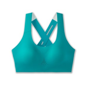 نیمتنه ورزشی زنانه بروکس مدل Brooks Dare Crossback 2.0 Run Bra|سبز نیلی