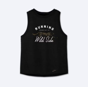 تاپ ورزشی زنانه بروکس مدل Brooks Women's Distance Graphic Tank