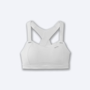 نیم تنه ورزشی زنانه بروکس مدل Brooks Juno Sports Bra|سفید