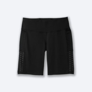 شورت تایت ورزشی زنانه بروکس مدل Brooks Women's Greenlight 9" Short Tight|مشکی