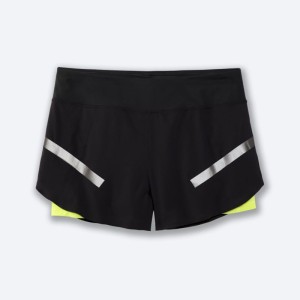 شورت ورزشی زنانه بروکس مدل Brooks Women's Carbonite 4" 2-in-1 Short