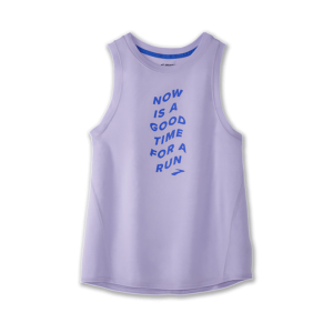 تاپ ورزشی زنانه بروکس مدل Brooks Women's Distance Graphic Tank Top|یاسی