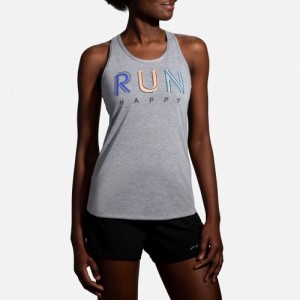 تاپ ورزشی زنانه بروکس مدل Brooks Women's Distance Graphic Tank Top