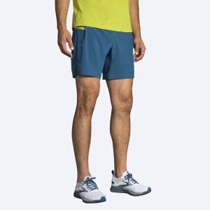 شورت ورزشی مردانه بروکس مدل Brooks Men's Sherpa 7" 2-in-1 Short