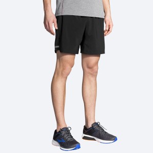 شورت ورزشی مردانه بروکس مدل Brooks Sherpa 7" 2-in-1 Short