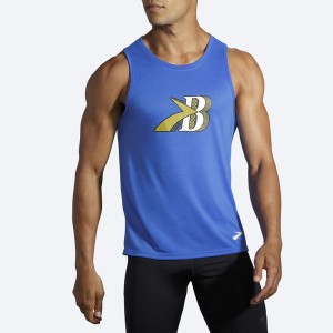 تاپ ورزشی مردانه بروکس مدل Brooks Men's Distance GraphicTank