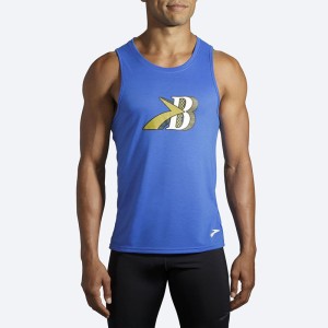 تاپ ورزشی مردانه بروکس مدل Brooks Men's Distance GraphicTank