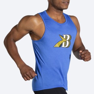 تاپ ورزشی مردانه بروکس مدل Brooks Men's Distance GraphicTank