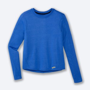 آستین بلند ورزشی زنانه بروکس مدل Brooks Women's Distance Long Sleeve|آبی