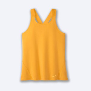 تاپ ورزشی زنانه بروکس مدل Brooks Women's Pick-Up Tank Top|زعفرانی