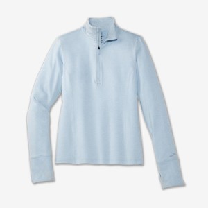 نیم زیپ ورزشی زنانه بروکس مدل Brooks Women's Dash 1/2 Zip|آبی