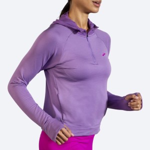 هودی نیم زیپ ترمال زنانه بروکس مدل Brooks Women's Notch Thermal Hoodie