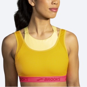 نیم تنه ورزشی زنانه بروکس مدل Brooks Drive Mesh Run Bra