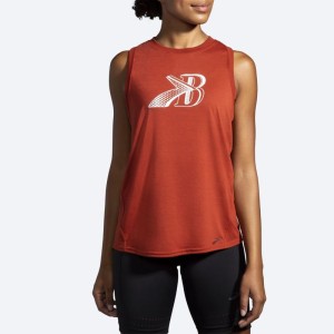 تاپ ورزشی زنانه بروکس مدل Brooks Women's Distance Graphic Tank